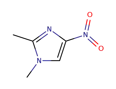 Molecular Structure of 13230-04-1 (1,2-DIMETHYL-4-NITRO-1H-IMIDAZOLE)