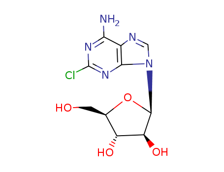 10147-12-3,9H-Purin-6-amine, 9-b-D-arabinofuranosyl-2-chloro-,Adenine,9-b-D-arabinofuranosyl-2-chloro-(7CI,8CI); 9-b-D-Arabinofuranosyl-2-chloroadenine;NSC 76356
