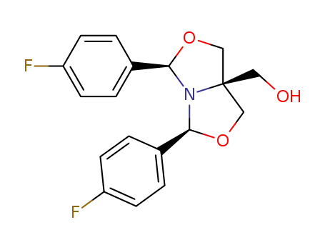 (3R,5S,7as)-(3,5-bis(4-fluorophenyl)tetrahydro-1H-oxazolo[3,4-c]oxazol-7a-yl)methanol