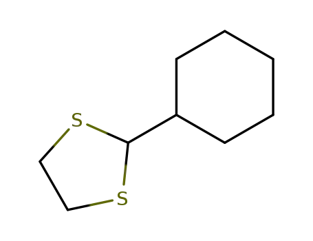 Molecular Structure of 70777-60-5 (1,3-Dithiolane, 2-cyclohexyl-)