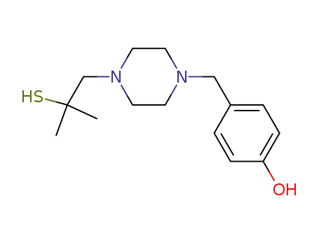 4-{[4-(2-Methyl-2-sulfanylpropyl)piperazinyl]methyl}phenol