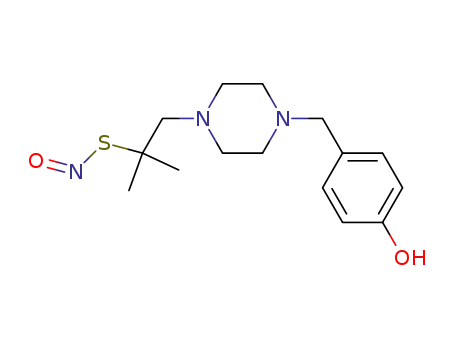 4-({4-[2-Methyl-2-(nitrosothio)propyl]piperazinyl}methyl)phenol