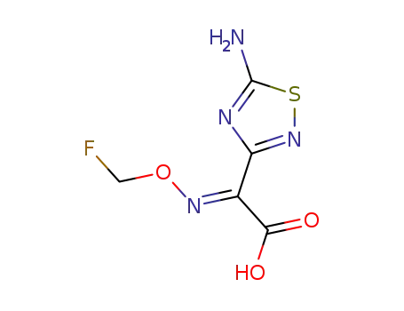 2-(5-amino-1,2,4-thiadiazol-3-yl)-2-fluoromethoxyiminoacetic acid