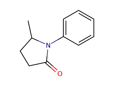 Molecular Structure of 6724-71-6 (5-methyl-1-phenylpyrrolidin-2-one)