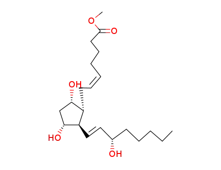 (+)-prostaglandin F2α