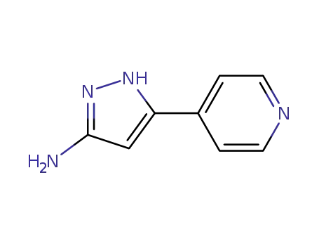 Molecular Structure of 91912-53-7 (5-PYRIDIN-4-YL-2H-PYRAZOL-3-YLAMINE)