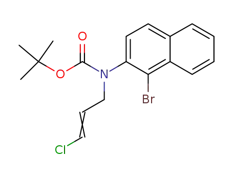 tert-butyl N-(1-bromo-2-naphthyl)-N-(3-chloroprop-2-enyl)carbamate