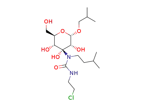 3-isopentyl-3-(isobutyl α-D-glucopyranose-3-yl)-1-(2-chloroethyl)urea