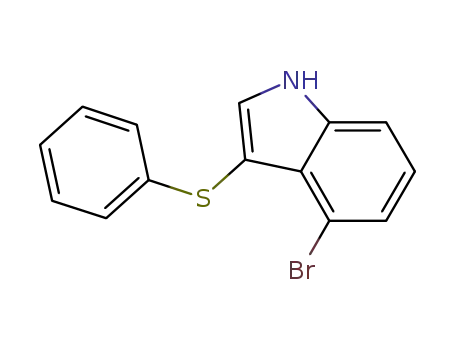 4-bromo-3-(phenylthio)-1H-indole