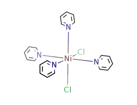 [nickel(II)(pyridine)4(chloride)2]