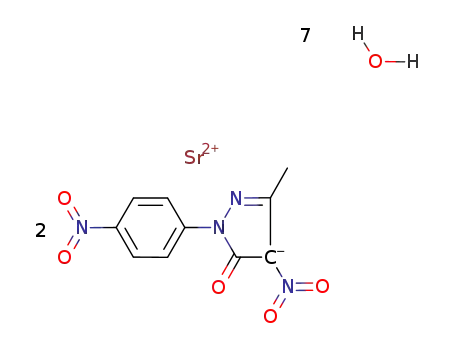 picrolonic acid, strontium salt * 7 H2O