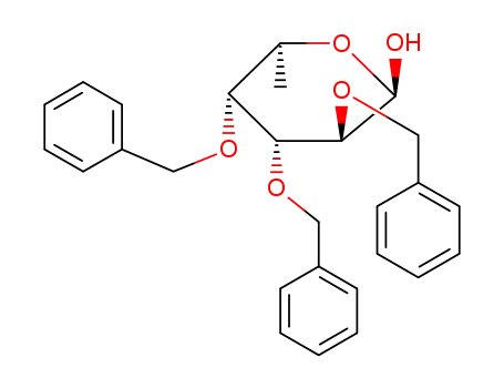 2,3,4-tri-O-benzyl-6-deoxy-α-L-galactopyranose