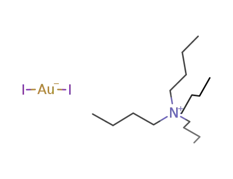 Molecular Structure of 50481-03-3 (TETRA-N-BUTYLAMMONIUM DIIODOAURATE)
