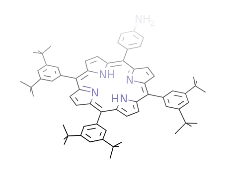 5-(4-aminophenyl)-10,15,20-tris(3,5-di-tert-butylphenyl) porphyrin