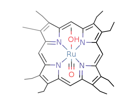 Ru(II)(2,3,7,8,12,13,17,18-octaethylporphyrinato)(CO)(MeOH)