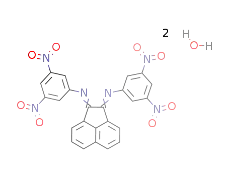 bis(3,5-dinitrophenyl)acenaphthenequinonediimine*2H2O