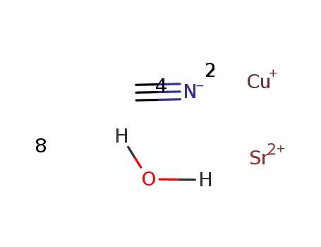 copper (I) strontium cyanide * 8 H2O