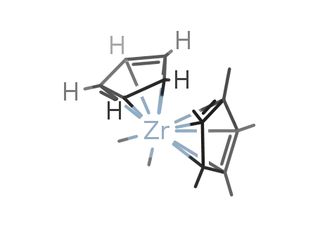 dimethyl η5-cyclopentadienyl η5-pentamethylcyclopentadienyl zirconium