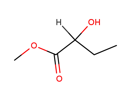 Molecular Structure of 29674-47-3 (2-Hydroxybutanoic acid methyl ester)