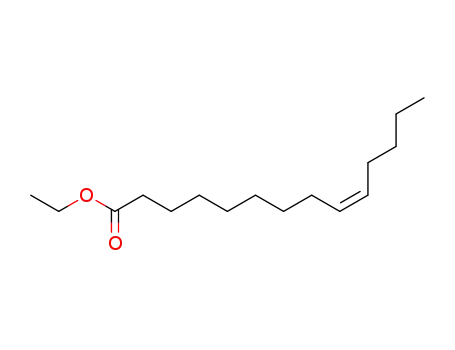 Molecular Structure of 24880-50-0 (9-Tetradecenoic acid, ethyl ester, (9Z)-)