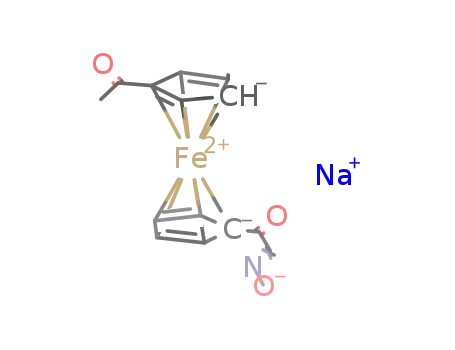 1-acetyl-1'-[(hydroxyimino)acetyl]ferrocene sodium salt
