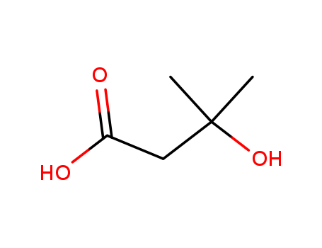 625-08-1,BETA-HYDROXYISOVALERIC ACID,b-Hydroxyisovaleric acid;b-Hydroxy-b-methylbutyric acid;3-Hydroxy-3-methylbutyric acid;3-Hydroxyisovaleric acid;3-Hydroxy-3-methylbutanoic acid;Butyricacid, 3-hydroxy-3-methyl- (6CI,7CI,8CI);