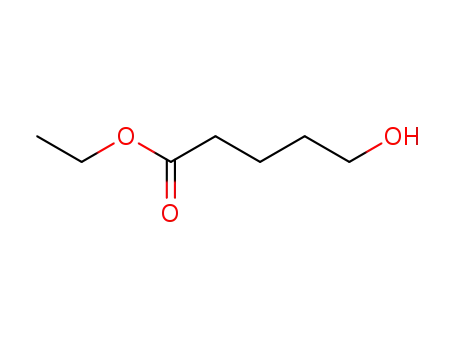 Molecular Structure of 13107-53-4 (Pentanoic acid, 5-hydroxy-, ethyl ester)