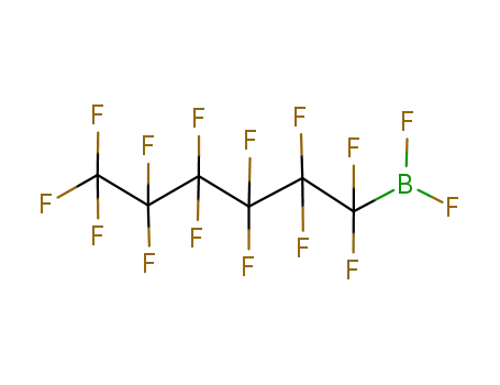 Molecular Structure of 329009-01-0 (Borane, difluoro(tridecafluorohexyl)-)