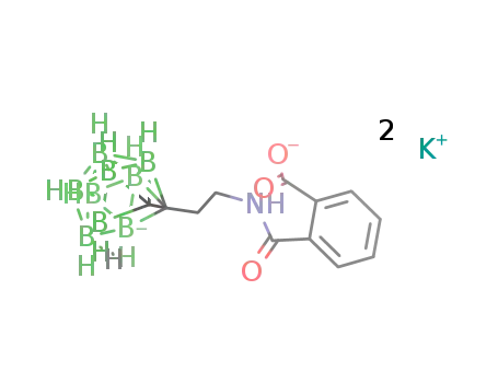 dipotassium 7-(2-carboxybenzoylaminoethyl)-7,8-dicarba-nido-undecaborate(10)