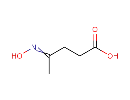 Molecular Structure of 6945-36-4 (4-HYDROXYIMINO-PENTANOIC ACID)