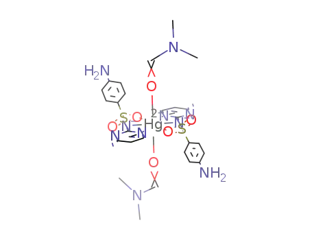[mercury(II)(sulfadiazine(-H))2(dimethylformamide)2]