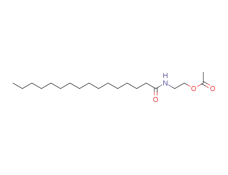 Molecular Structure of 2495-72-9 (2-(hexadecanoylamino)ethyl acetate)