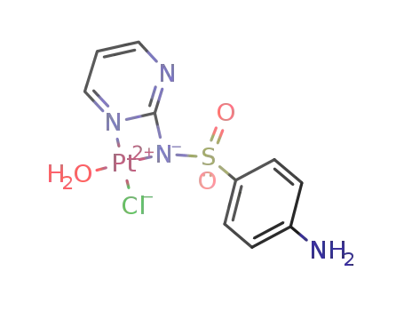 Pt(sulfadiazine)(H2O)Cl