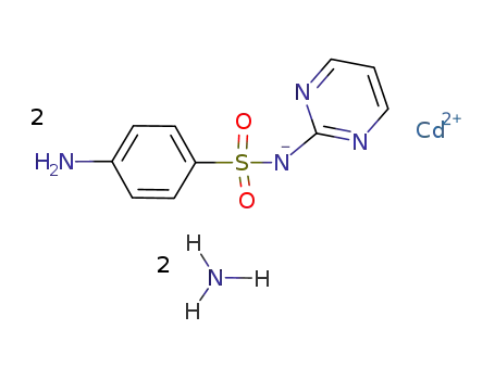 Cd(sulfadiazinato)2*2(NH3)
