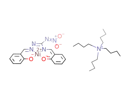 tetra-n-butylammonium [N,N'-bis(salicylideneamino)nitroguanidonato-N,N',O,O']nickelate(II)