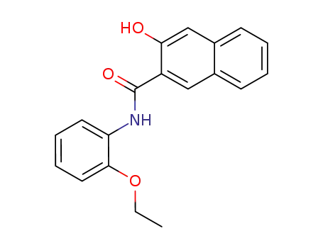 Molecular Structure of 92-74-0 (3-Hydroxy-2-naphthoyl-ortho-phenetidide)