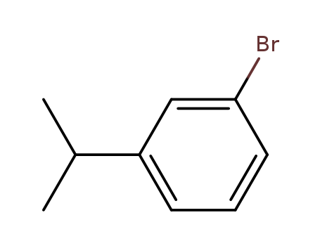 5433-01-2,3-Bromocumene,Cumene,m-bromo- (6CI,7CI,8CI);1-Bromo-3-(1-methylethyl)benzene;1-Bromo-3-isopropylbenzene;3-Bromo-1-isopropylbenzene;3-Bromocumene;3-Isopropylbromobenzene;3-Isopropylphenyl bromide;NSC 29089;m-Bromocumene;m-Isopropylbromobenzene;