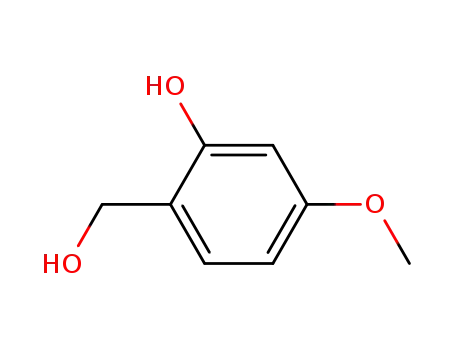 Molecular Structure of 59648-29-2 (2-HYDROXY-4-METHOXYBENZYL ALCOHOL)