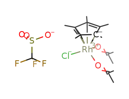 [{(η5-C5Me5)RhCl(acetone)}2](CF3SO3)