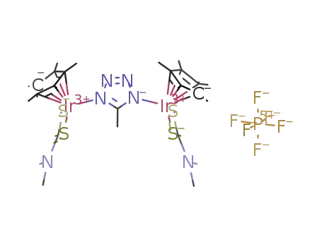 [((η5-pentamethylcyclopentadienyl)Ir(Me2dtc))2(μ-MeCN4-κN(1):κN(4))]PF6