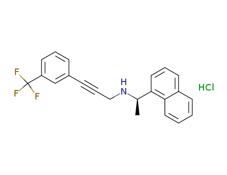 (R)-(1-(naphthalen-1-yl)-ethyl)-[3-(3-trifluoromethyl-phenyl)-prop-2-ynyl]-amine hydrochloride