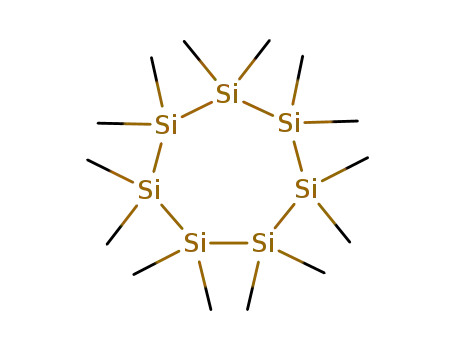 Molecular Structure of 13452-94-3 (tetradecamethylheptasilepane)