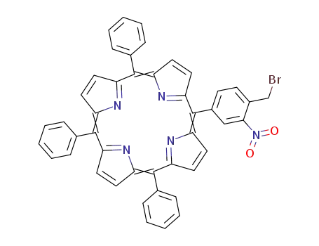 5-(4-bromomethyl-3-nitrophenyl)-10,15,20-triphenylporphyrin