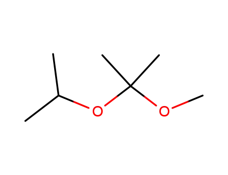 Molecular Structure of 87025-34-1 (Propane, 2-methoxy-2-(1-methylethoxy)-)