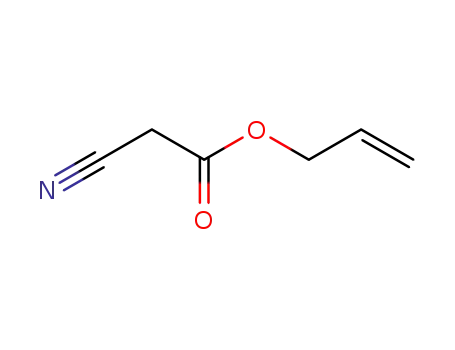 Molecular Structure of 13361-32-5 (Allyl cyanoacetate)