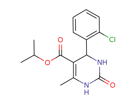 (±)-isopropyl 4-(2-chlorophenyl)-6-methyl-2-oxo-1,2,3,4-tetrahydropyrimidine-5-carboxylate