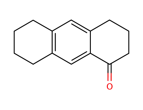 Molecular Structure of 5440-71-1 (3,4,5,6,7,8-hexahydroanthracen-1(2H)-one)