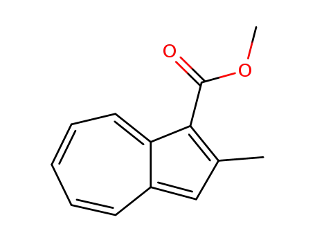 Molecular Structure of 54654-48-7 (METHYL-2-METHYLAZULENE-1-CARBOXYLATE)
