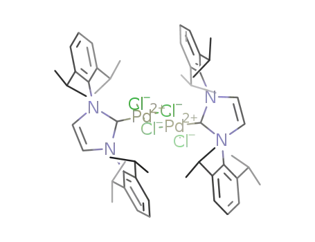 di-μ-chlorobis[chloro(N,N'-bis-(2,6-(diisopropyl)phenyl)imidazol-2-ylidene)palladium]