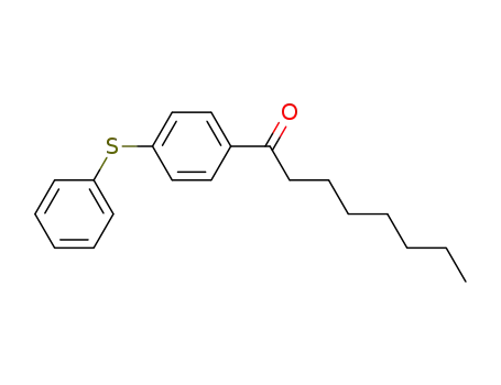 Molecular Structure of 17792-67-5 (4-(PHENYLTHIO)OCTANOPHENONE)